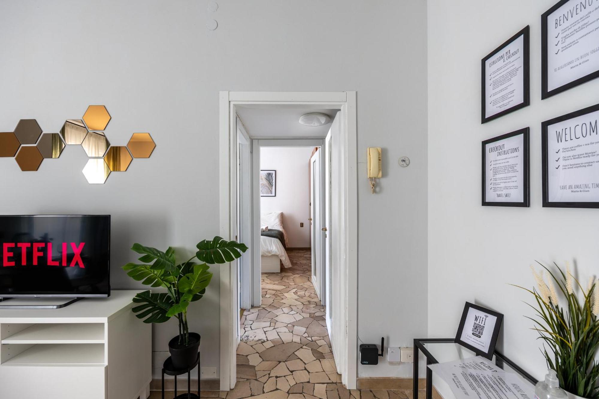 8 Min Dalla Metro Casa Elegante Con Netflix E Wifi Milano Eksteriør bilde