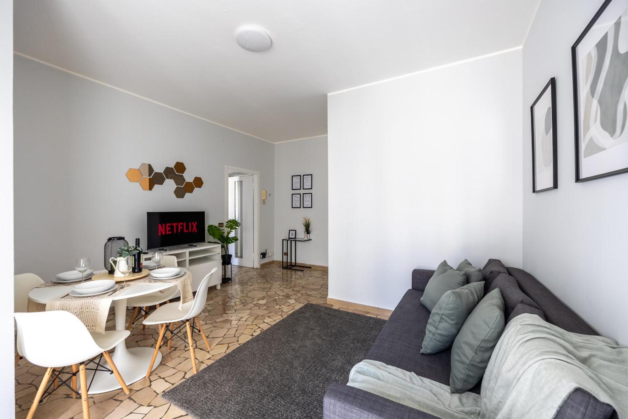 8 Min Dalla Metro Casa Elegante Con Netflix E Wifi Milano Eksteriør bilde
